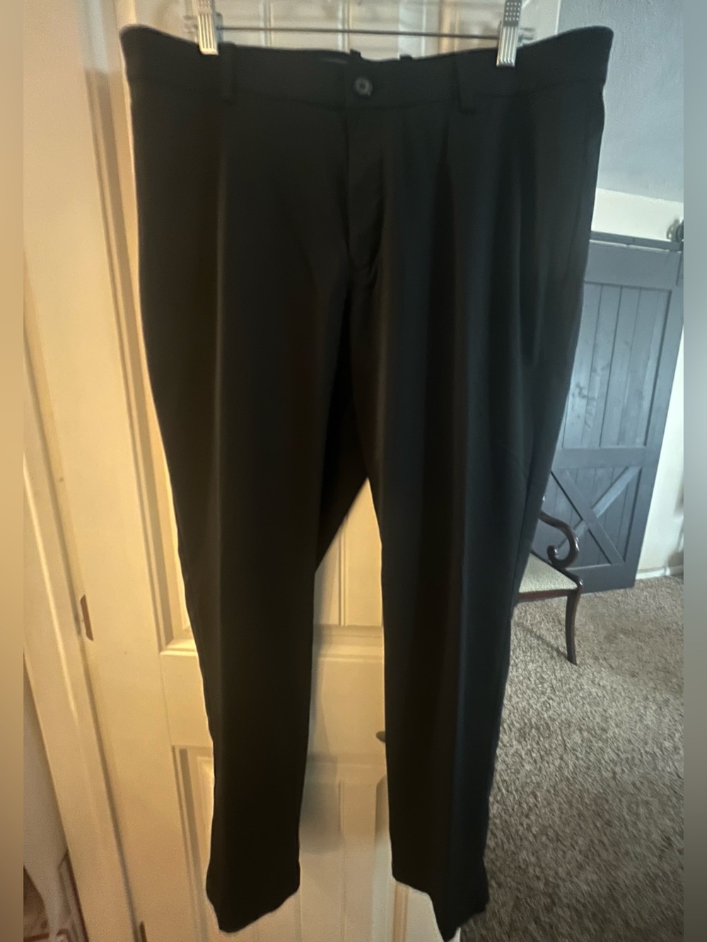 Nike Dei Fit Golf Pants in Black - Flat Front, 38x32